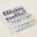 ZOOCEN Double 9 Color Dot Dominoes in Collectors Tin Set of 55 Dominoes Game B07F5SFN7L